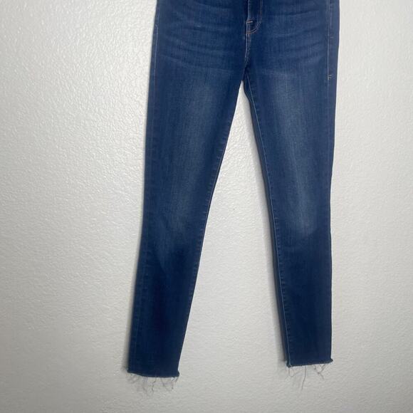 Frame Womens Jean Size 25 Le Skinny de Jeanne Crop Dark Wash Denim Blue Casual - Picture 9 of 14